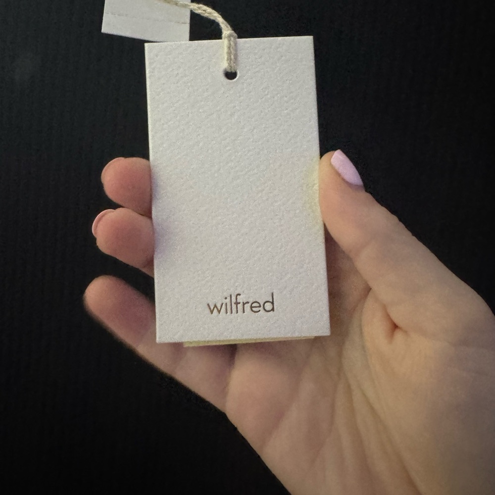 ARITZIA Wilfred Black Long Sleeve Cut-Out Dress - Picture 3 of 9